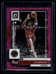 OG Anunoby [Fast Break Pink] #1 Basketball Cards 2022 Panini Donruss Optic Prices