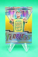 John Cena [Gold Prizm] Wrestling Cards 2022 Panini Prizm WWE Fearless Prices