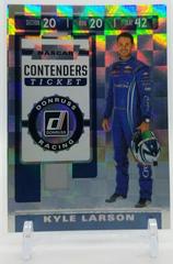 Kyle Larson [Checkers] #C8 Racing Cards 2020 Panini Donruss Nascar Contenders Prices