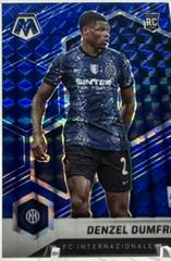 Denzel Dumfries [Blue Mosaic] Soccer Cards 2021 Panini Mosaic Serie A Prices