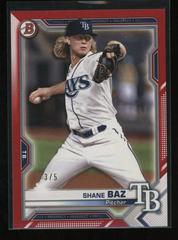 Shane Baz [Red] #BP-134 Baseball Cards 2021 Bowman Paper Prospects Prices