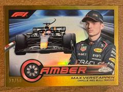 Max Verstappen [Gold Refractor] #CAM-MVII Racing Cards 2023 Topps Chrome Formula 1 Camber Prices