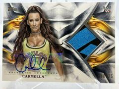 Carmella [Blue] Wrestling Cards 2019 Topps WWE Undisputed Auto Relic Prices