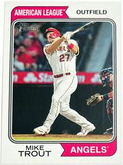Mike Trout [Angels Team Name Variation] #5 Baseball Cards 2023 Topps Heritage Prices