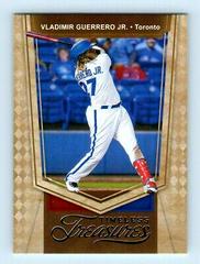 Vladimir Guerrero Jr. [Blue] #2 Baseball Cards 2021 Panini Chronicles Timeless Treasures Prices