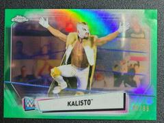 Kalisto [Green Refractor] #IV-24 Wrestling Cards 2021 Topps Chrome WWE Image Variations Prices