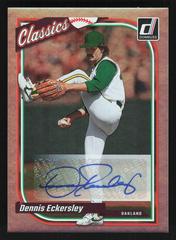 Dennis Eckersley Baseball Cards 2023 Panini Donruss Classic Autographs Prices