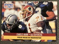 Charles Mann #249 Football Cards 1991 Pro Set Spanish Prices