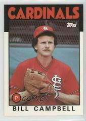 Bill Campbell #112 Baseball Cards 1986 Topps Tiffany Prices