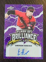 Emerson Hancock [Purple] Baseball Cards 2020 Leaf Flash of Brilliance Autographs Prices