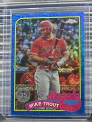 Mike Trout [Blue] #T89C-17 Baseball Cards 2024 Topps 1989 Chrome Silver Pack Prices