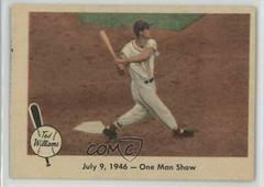 July 9, 1946 One [Man Show] Baseball Cards 1959 Fleer Ted Williams Prices