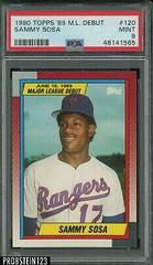 Sammy Sosa #120 Baseball Cards 1990 Topps Major League Debut Prices
