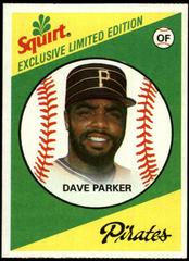 Dave Parker #10 Baseball Cards 1981 Squirt Prices