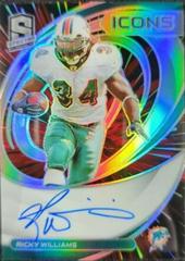 Ricky Williams [Hyper] #ICN-RWI Football Cards 2022 Panini Spectra Icons Autographs Prices