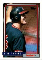 Jim Thome #768 Prices [Rookie], 1992 Topps