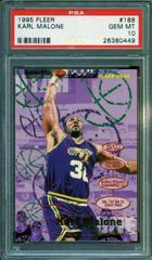 Karl Malone #188 Basketball Cards 1995 Fleer Prices