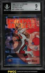 Jerry Rice [Refractor] Football Cards 1998 Topps Chrome Season's Best Prices