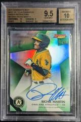Richie Martin [Green Refractor] Baseball Cards 2015 Bowman's Best of Autographs Prices