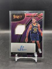 Isaiah Jackson [Purple Pulsar] Basketball Cards 2021 Panini Select Rookie Signatures Prices