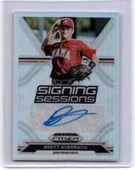 Brett Auerbach #SS-BA Baseball Cards 2021 Panini Prizm Draft Picks Signing Sessions Autographs Prices