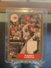 Barry Larkin [Gold] #87R-BL Baseball Cards 2022 Topps 1987 Relics Prices