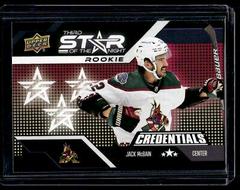Jack McBain [Rookie] #3SR-4 Hockey Cards 2022 Upper Deck Credentials 3rd Star of the Night Prices