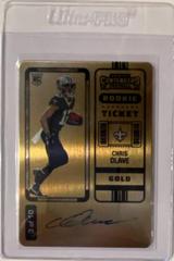 Chris Olave [Autograph Gold Ticket] Football Cards 2022 Panini Contenders Prices