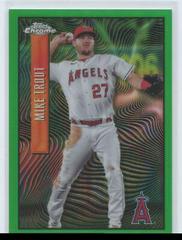 Mike Trout [Green] Baseball Cards 2022 Topps Chrome Sonic Expose Prices
