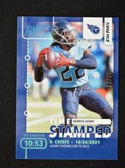 Derrick Henry [Platinum] Football Cards 2022 Panini Prestige Time Stamped Prices