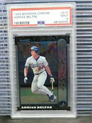 Adrian Beltre #219 Baseball Cards 1999 Bowman Chrome Prices