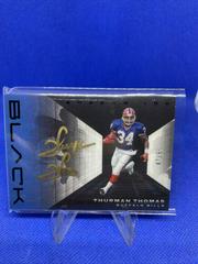 Thurman Thomas [Gold] #SHI-TTH Football Cards 2022 Panini Black Shadow Ink Autographs Prices