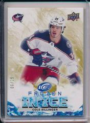 Cole Sillinger [Gold] #FI-39 Hockey Cards 2021 Upper Deck Ice Frozen In Prices