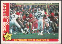 Super Bowl XIX #85 Football Cards 1985 Fleer Team Action Prices