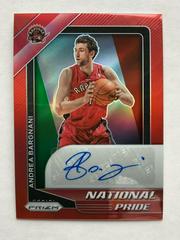 Andrea Bargnani [Red] #NPS-ADB Basketball Cards 2020 Panini Chronicles National Pride Signatures Prices