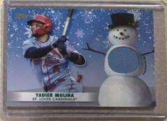 Yadier Molina #WRC-YM Baseball Cards 2021 Topps Holiday Mega Box Relics Prices