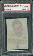 Brooks Robinson Baseball Cards 1966 Topps Rub Offs Prices