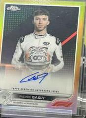 Pierre Gasly [Gold] #CAC-PG Racing Cards 2022 Topps Chrome Formula 1 Autographs Prices