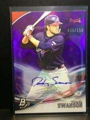 Dansby Swanson [Purple] #TPA-DS Baseball Cards 2016 Bowman Platinum Top Prospects Autograph Prices