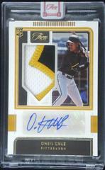 Oneil Cruz [Jersey Autograph Emerald] #109 Baseball Cards 2022 Panini Three and Two Prices