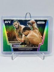 Thiago Santos [Green] Ufc Cards 2021 Panini Prizm UFC Knockout Artists Prices