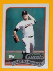 Altee Hammaker #572 Baseball Cards 1989 Topps Tiffany Prices