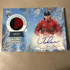 Triston Casas [Golden] #HAC-TC Baseball Cards 2023 Topps Holiday Autographs Prices