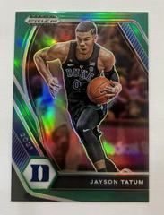 Jayson Tatum [Green Prizm] #61 Basketball Cards 2021 Panini Prizm Draft Picks Prices