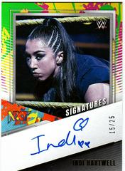 Indi Hartwell [Black Gold] Wrestling Cards 2022 Panini NXT WWE Signatures Prices