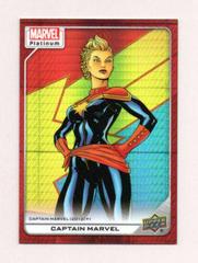 Captain Marvel [Red Prism] Marvel 2023 Upper Deck Platinum Prices