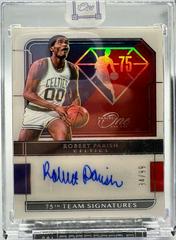 Robert Parish Basketball Cards 2021 Panini One and One 75th Team Signatures Prices