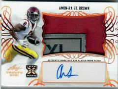 Amon Ra St. Brown Football Cards 2021 Leaf Trinity Patch Autographs Prices
