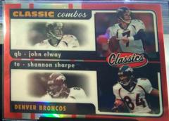 John Elway, Shannon Sharpe [Red] #CC-3 Football Cards 2022 Panini Classics Combos Prices