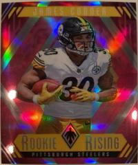James Conner [Pink] Football Cards 2017 Panini Phoenix Rookie Rising Prices